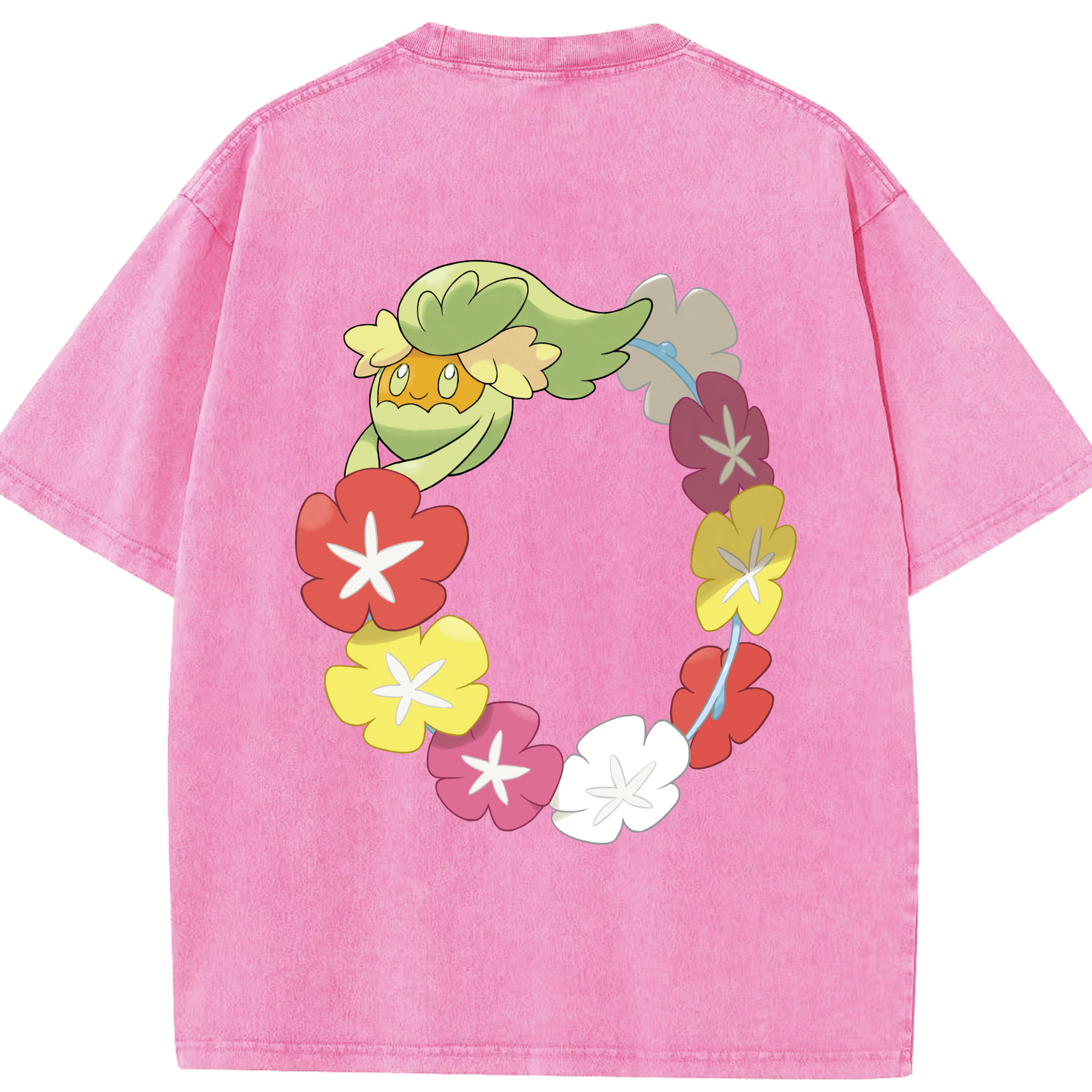 （画像用） ポケットモンスター Pokémon 綿100% ヴィンテージ風 半袖Tシャツ（背面プリント）